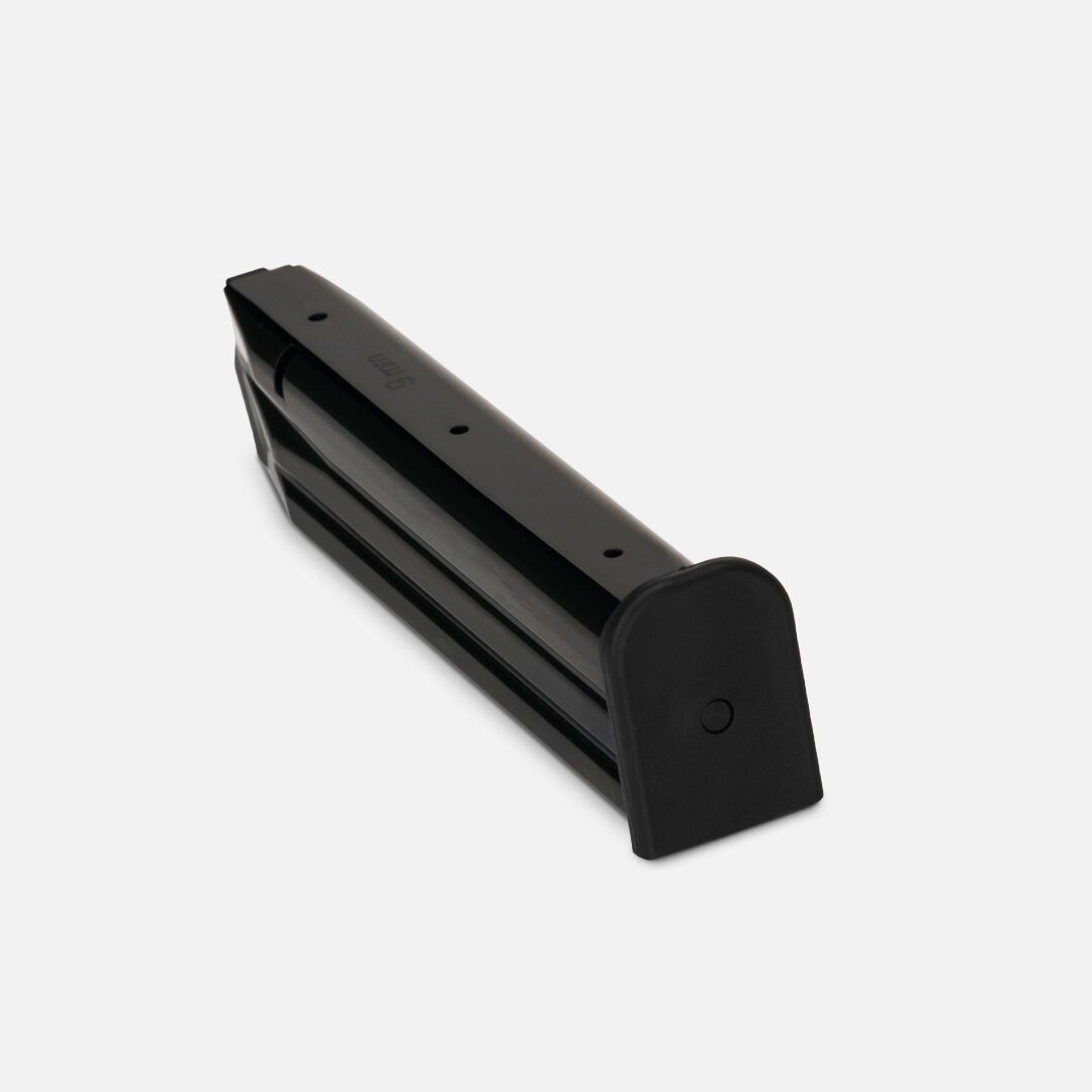 SAS II magazine  >  9mm  >  28rd  >  170mm  >  Black  >  Polymer basepad